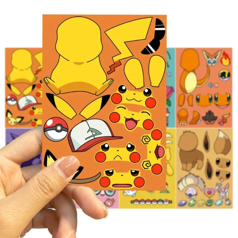 Puzzle d'autocollants imperméable dans de nombreux motifs Pokémon