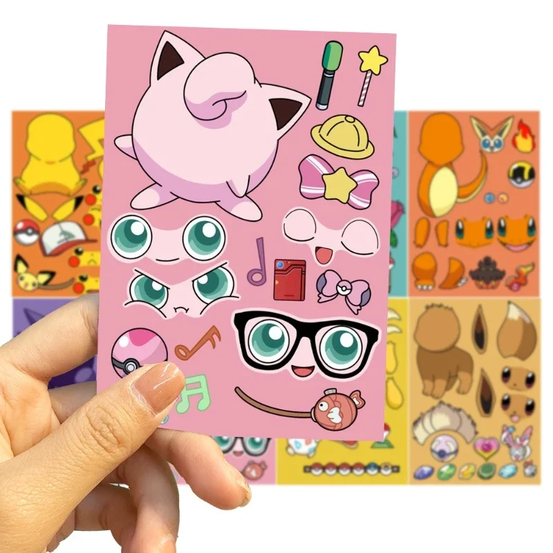 Puzzle d'autocollants imperméable dans de nombreux motifs Pokémon