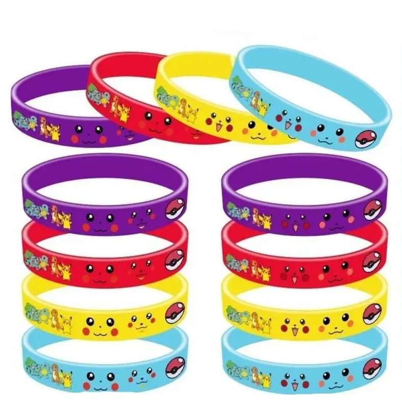 Bracelets pour enfants 12 pièces aux motifs Pikachu