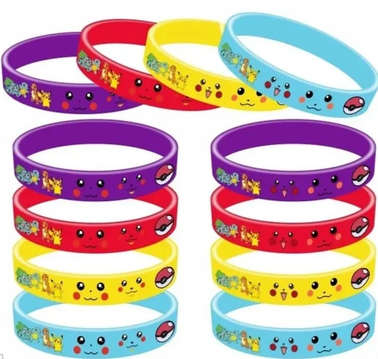 Bracelets pour enfants 12 pièces aux motifs Pikachu