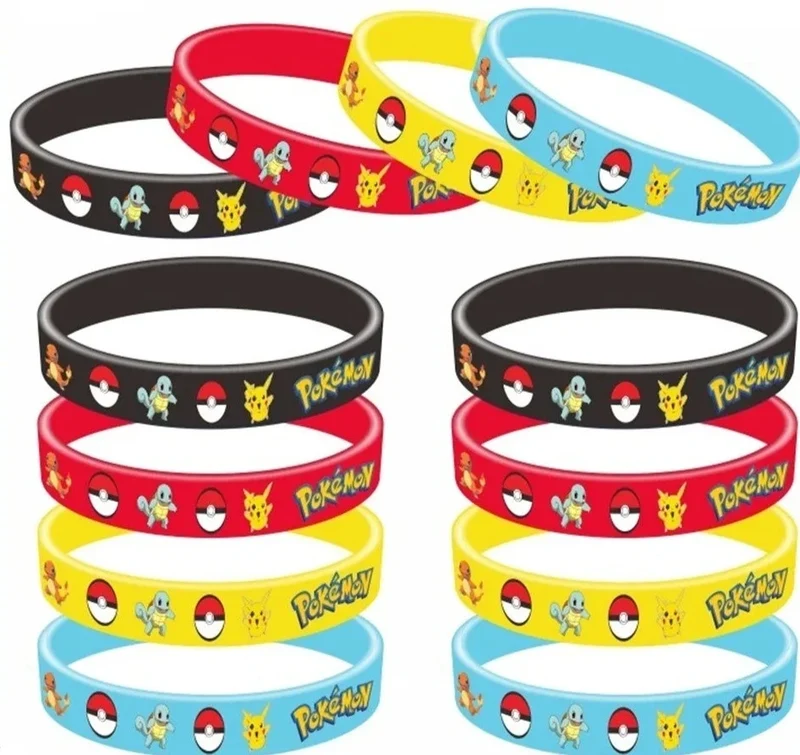 Bracelets pour enfants 12 pièces aux motifs Pikachu