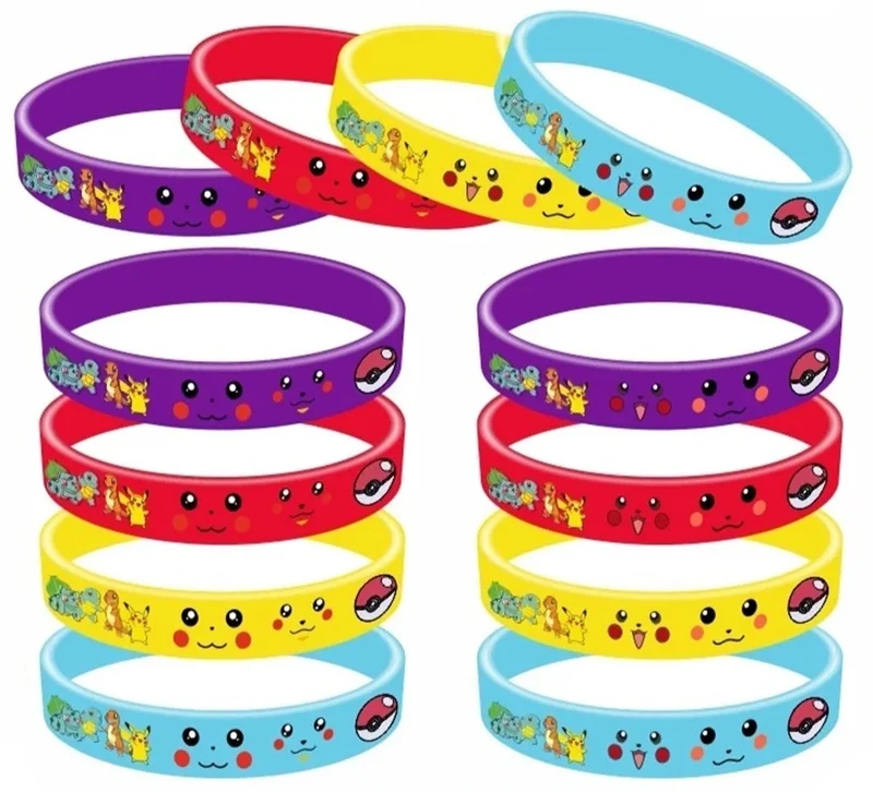 Bracelets pour enfants 12 pièces aux motifs Pikachu