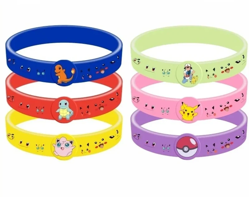 Bracelets pour enfants 12 pièces aux motifs Pikachu