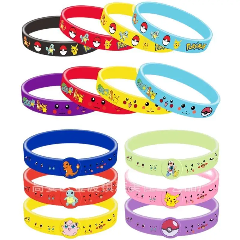 Bracelets pour enfants 12 pièces aux motifs Pikachu