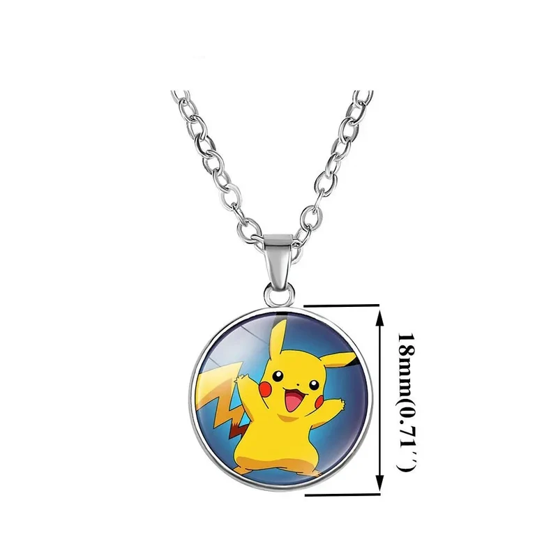 Collier ou bague avec pendentif Pokémon