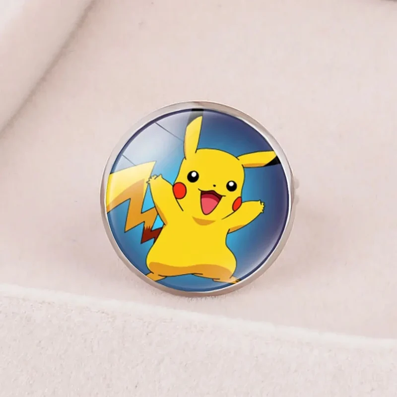 Collier ou bague avec pendentif Pokémon