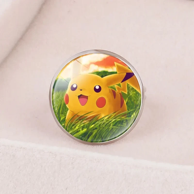Collier ou bague avec pendentif Pokémon