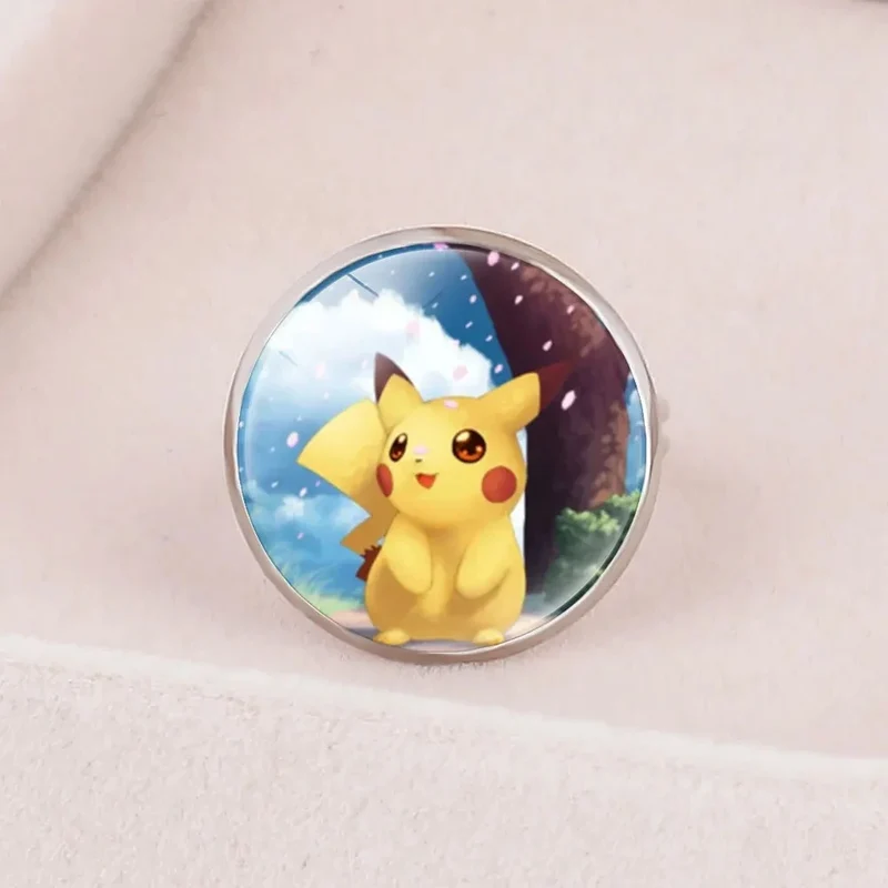 Collier ou bague avec pendentif Pokémon