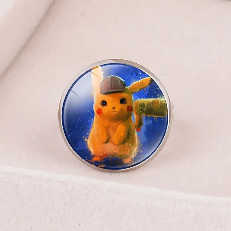 Collier ou bague avec pendentif Pokémon