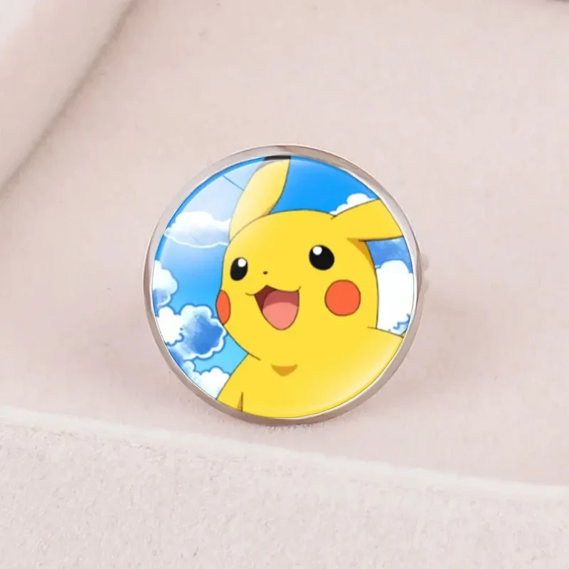 Collier ou bague avec pendentif Pokémon