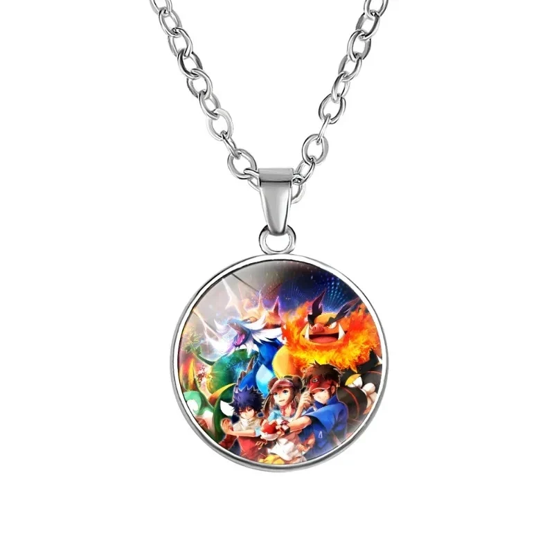 Collier ou bague avec pendentif Pokémon