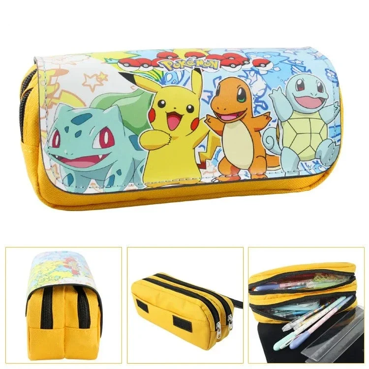 Grande trousse Pokémon pour l'école ou les loisirs