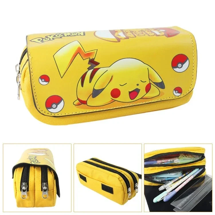 Grande trousse Pokémon pour l'école ou les loisirs
