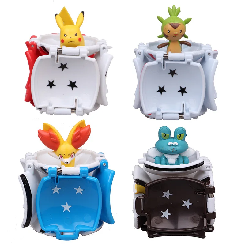 20 pcs. Grandes (environ 7 cm) Pop n throw Pokeballs avec figurines jouets