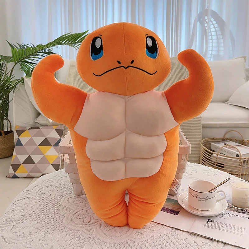 Jouets en peluche Gym Muscle Pokemon - Psyduck, Bulbasaur ou Salamèche