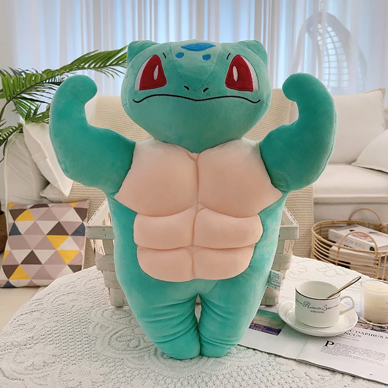 Jouets en peluche Gym Muscle Pokemon - Psyduck, Bulbasaur ou Salamèche