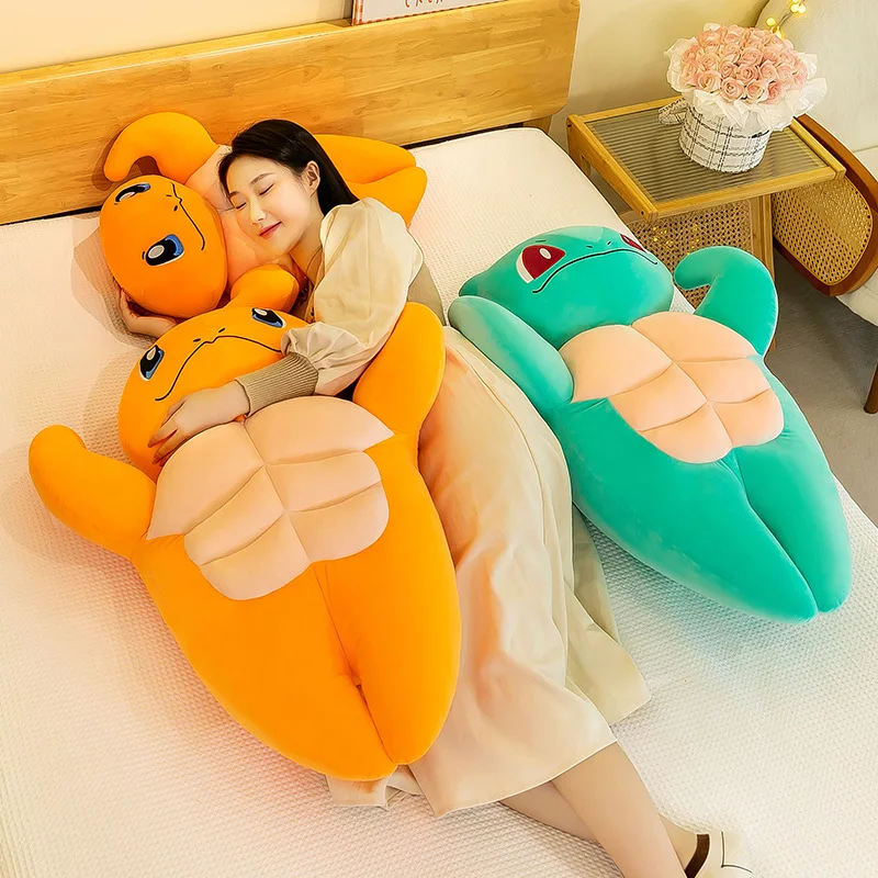 Jouets en peluche Gym Muscle Pokemon - Psyduck, Bulbasaur ou Salamèche