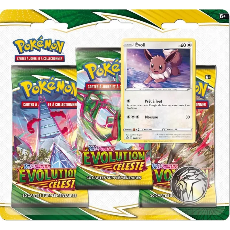 Coffret - Tripack - Evolution Celeste EB07 - Evoli - FR