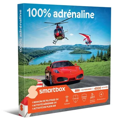 Coffret cadeau SmartBox 100% adrénaline