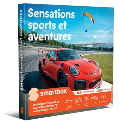 Coffret cadeau SmartBox Sensations sports et aventures