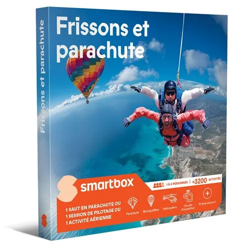 Coffret cadeau SmartBox Frissons et parachute