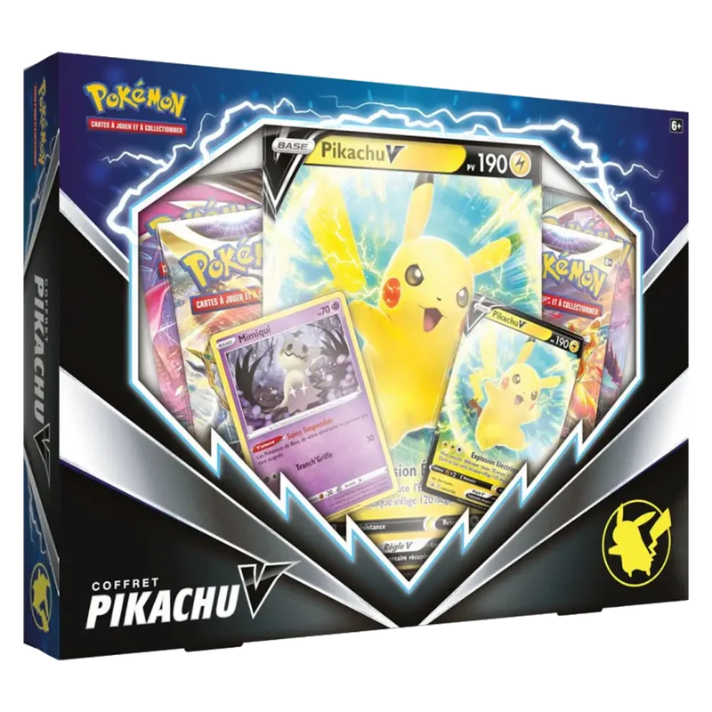 Coffret Pikachu V - 4 boosters - FR