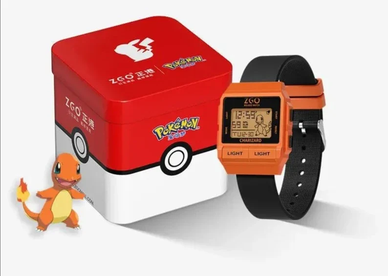 Montre-bracelet pour enfants Pokemon LCD en 3 motifs