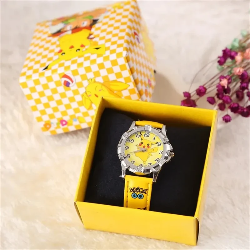 Montre pour enfants Pokémon Pikachu dans un coffret cadeau