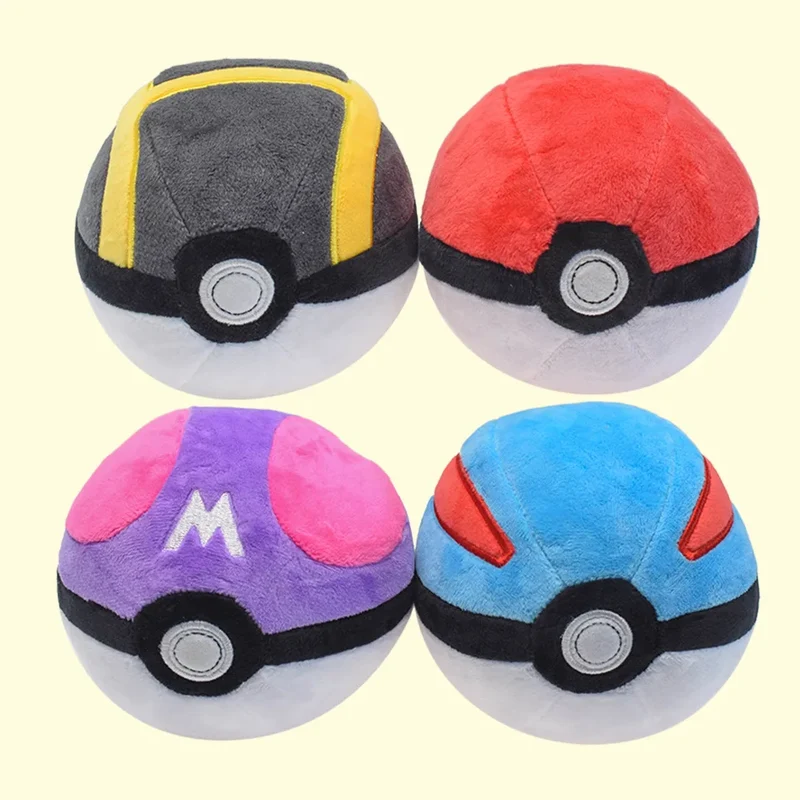 Pokeballs en peluche (environ 12 cm)
