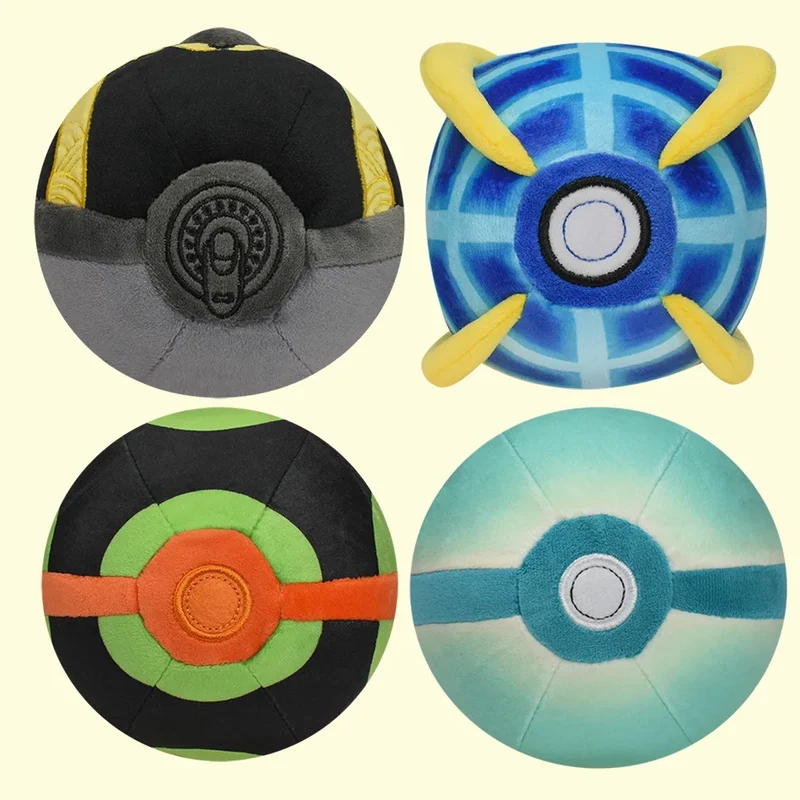 Pokeballs en peluche (environ 12 cm)
