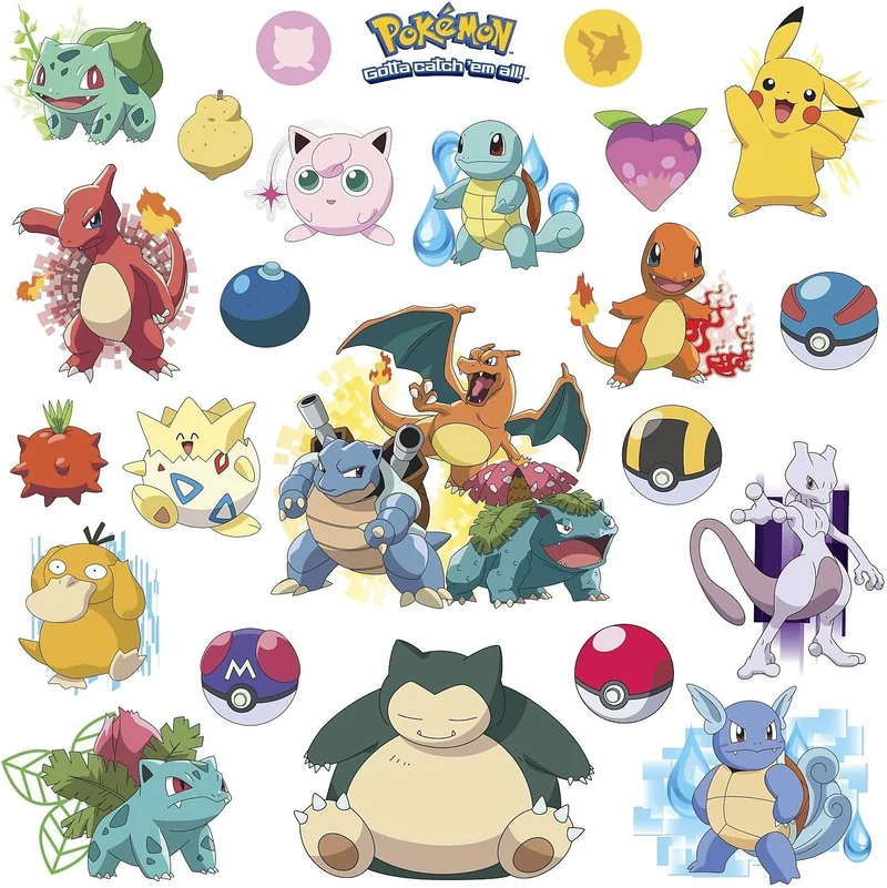 Stickers muraux Pokémon Iconic