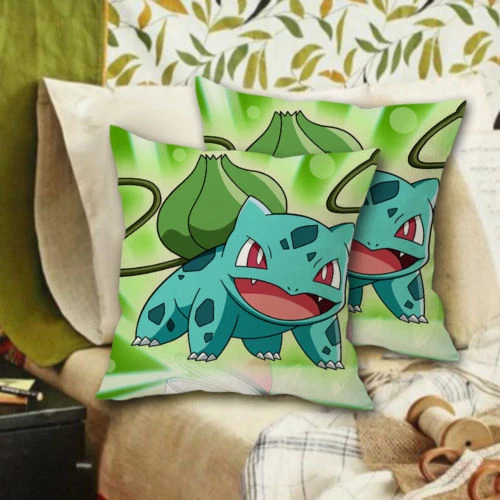 Taies d'oreiller Pokemon (Pikachu, Charmander, Charizard, Bulbizarre)
