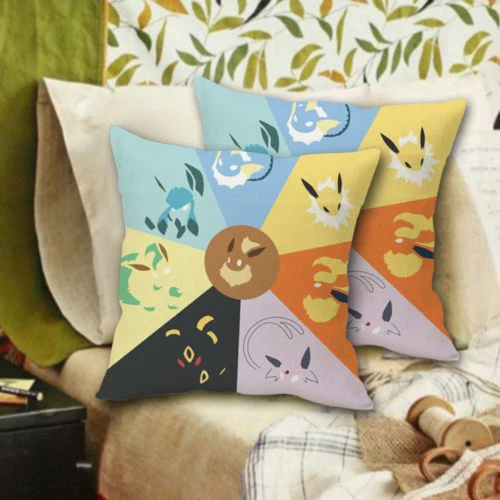 Taie d'oreiller Pokemon (4 motifs différents)