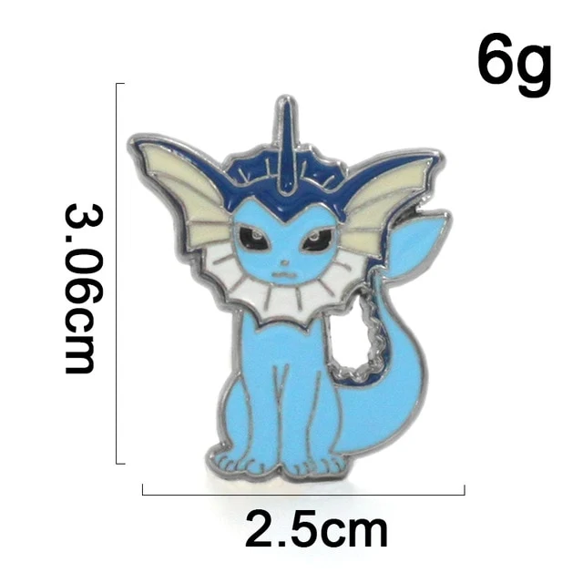 Pokemon Eevee Espeon, Jolteon, Flareon, Vaporeon, Sylveon Badges - Pins - Badges