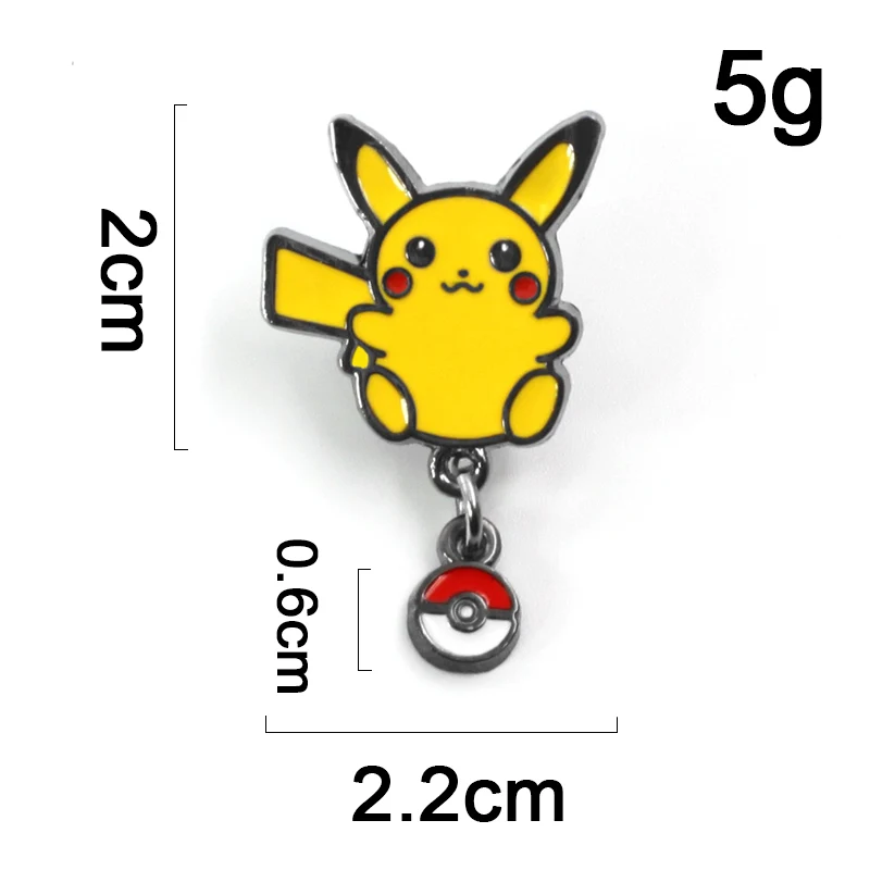 Badge Pokemon Pikachu & Pokeball - Pin