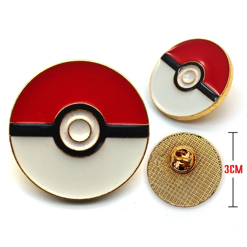 Pin's Pokemon Pokeball - Badge (environ 3cm)