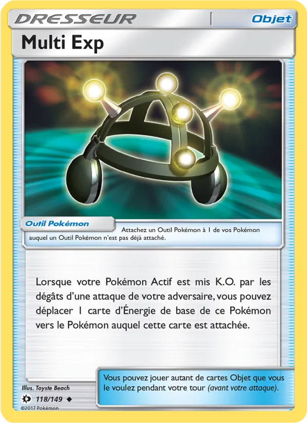 Multi Exp 118/149 — SL1 – Soleil et Lune — Carte Pokémon française