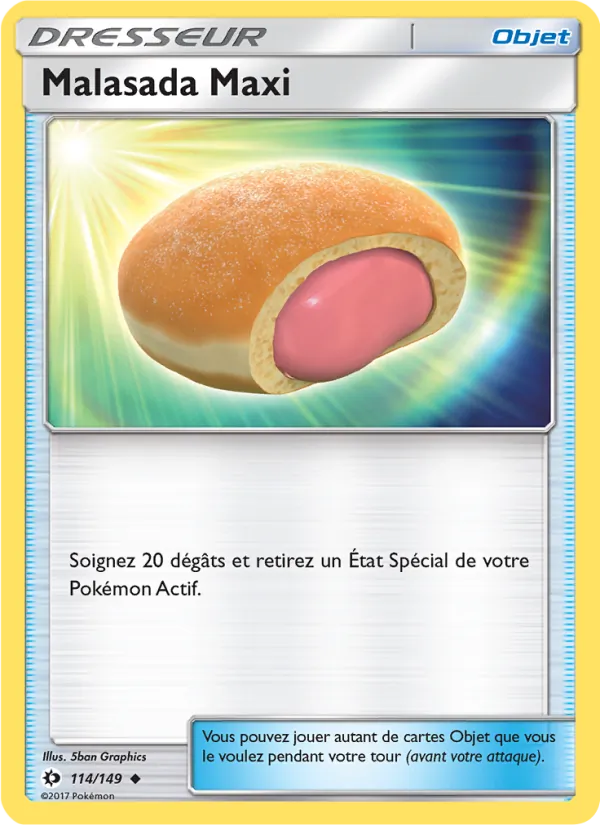 Malasada Maxi 114/149 — SL1 – Soleil et Lune — Carte Pokémon française