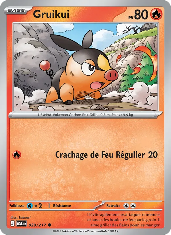 Gruikui 29/217 — ME02.5 – Héros Transcendants — Carte Pokémon française