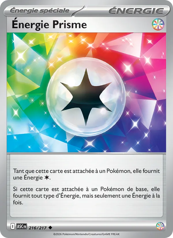 Énergie Prisme 216/217 — ME02.5 – Héros Transcendants — Carte Pokémon française