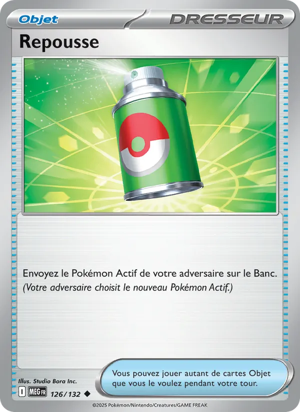 Repousse 126/132 — ME01 — Méga-Évolution — Carte Pokémon française