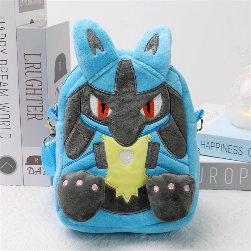 Sacs à bandoulière Mimigma, Lucario ou Bauz Plush (environ 20 cm)