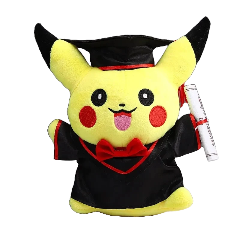 Peluche Pokémon remise de diplôme ou docteur (env. 20 cm)