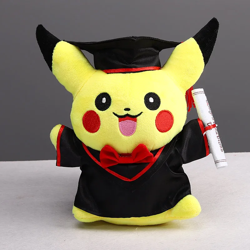 Peluche Pokémon remise de diplôme ou docteur (env. 20 cm)