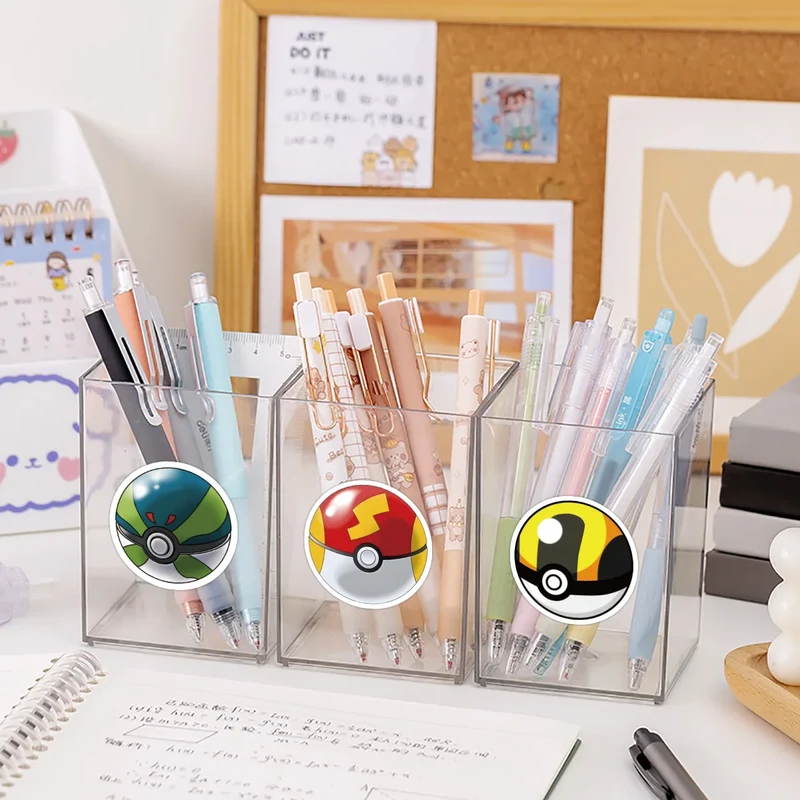 500 autocollants Pokeball en rouleau