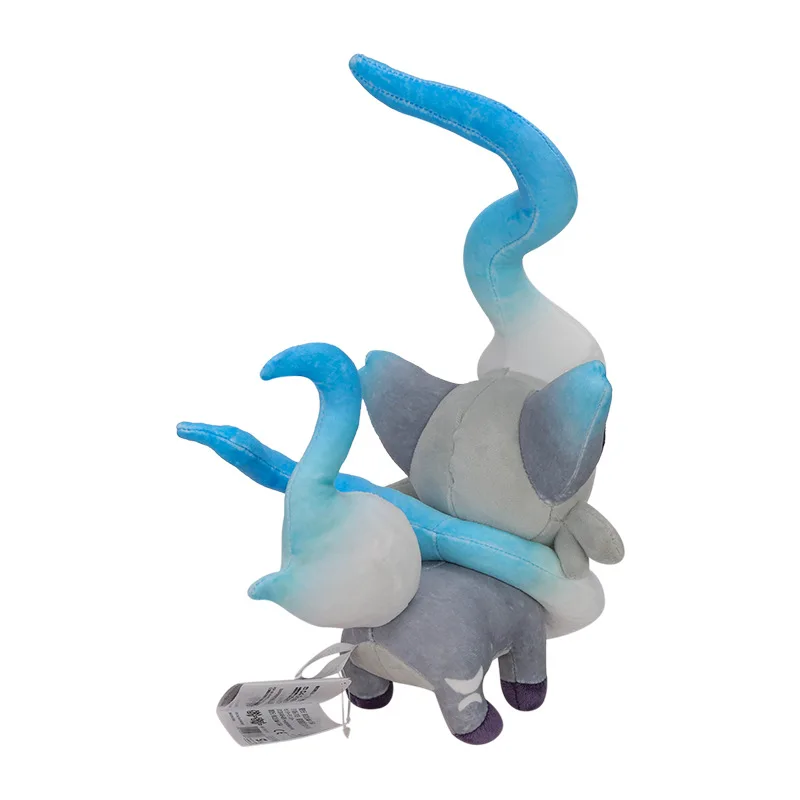 Peluche Pokémon Hisui-Zorua brillante irisée (env. 28 cm)