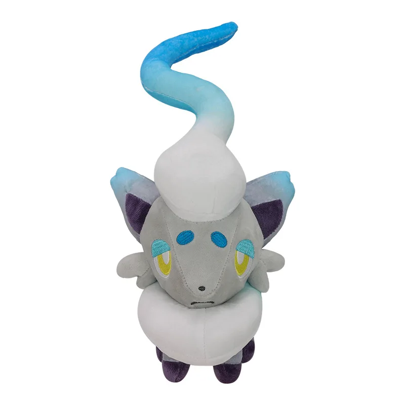 Peluche Pokémon Hisui-Zorua brillante irisée (env. 28 cm)