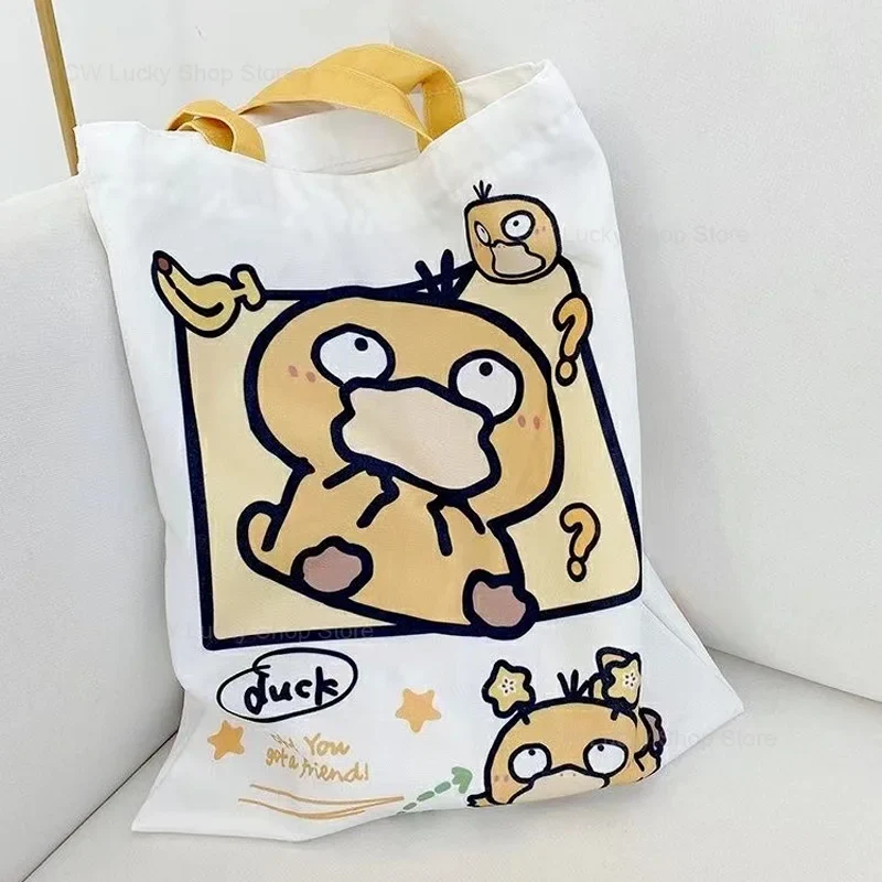Sac de transport pratique en tissu avec motif Pokémon