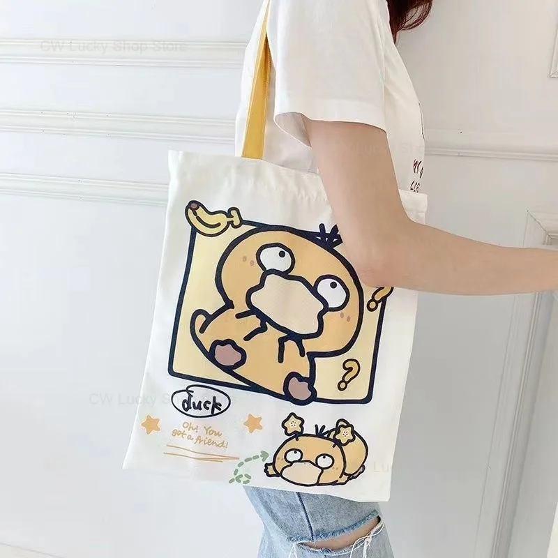 Sac de transport pratique en tissu avec motif Pokémon