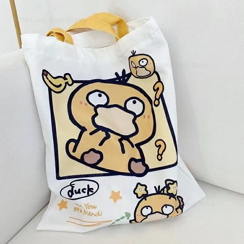 Sac de transport pratique en tissu avec motif Pokémon